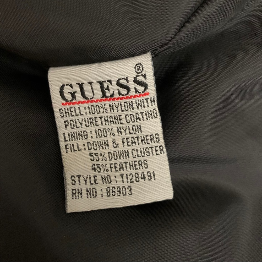 SOLD Guess Down Puffer Coat - Size Large - Picture 5 of 5